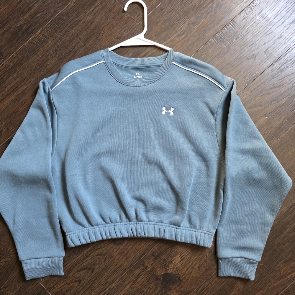 Under Armour Women's Slate Blue Crew Neck Sweater